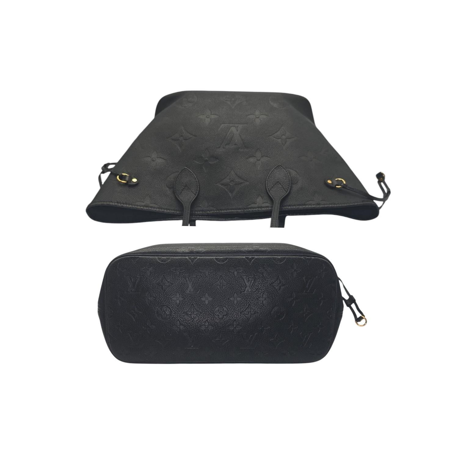 Women's Louis Vuitton Monogram Giant Empreinte Neverfull MM Tote For Sale
