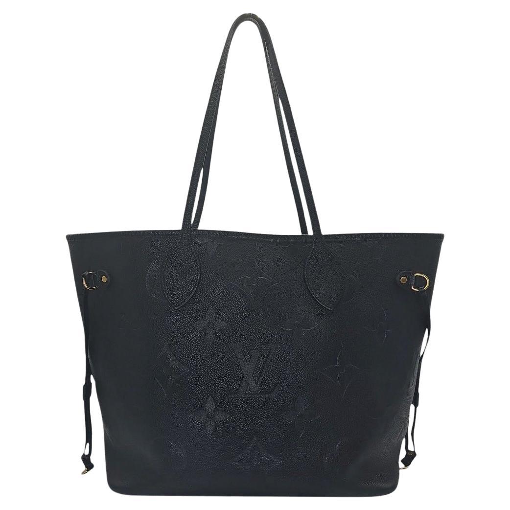 Louis Vuitton Monogram Giant Empreinte Neverfull MM Tote For Sale