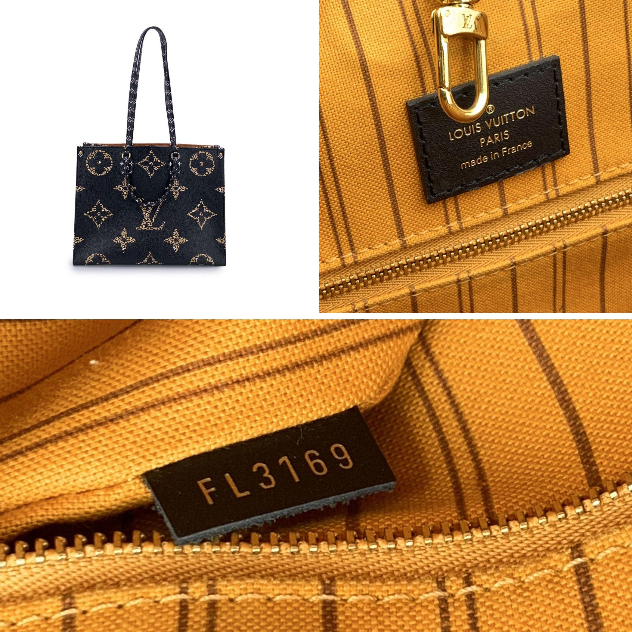 Women's Louis Vuitton Monogram Giant Jungle Canvas OnTheGo GM Tote Bag