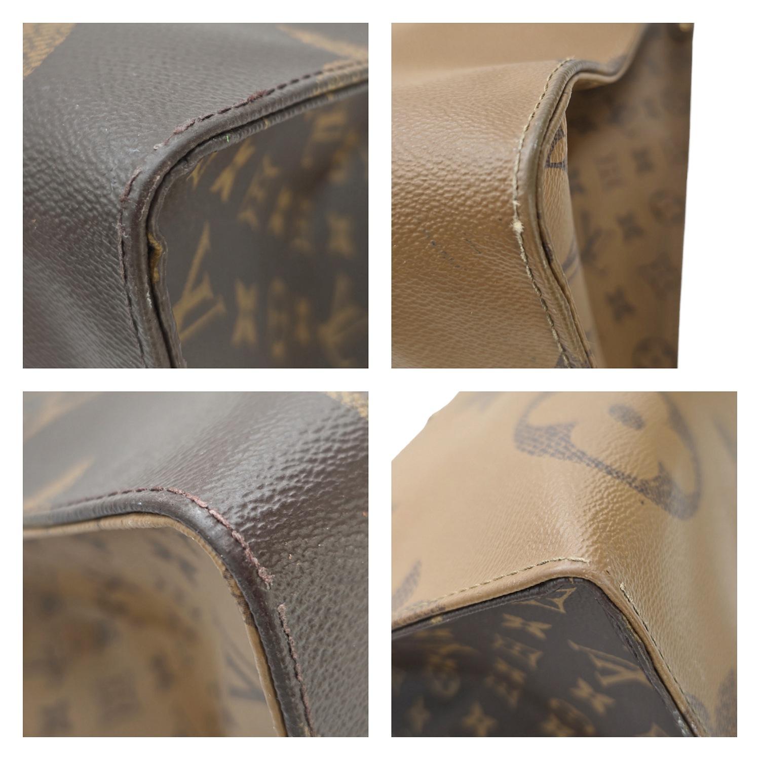 Louis Vuitton Monogram Giant Reverse Canvas Onthego GM Tote 6