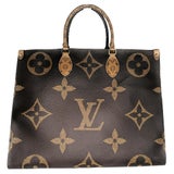 LOUIS VUITTON On the Go GM 2way Shoulder Tote Bag M44576 Canvas monogram  Used