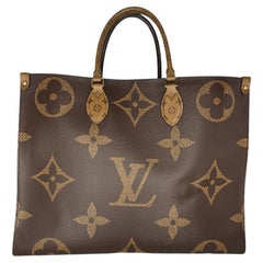 Louis Vuitton Monogram Giant Reverse Canvas Onthego GM Tote