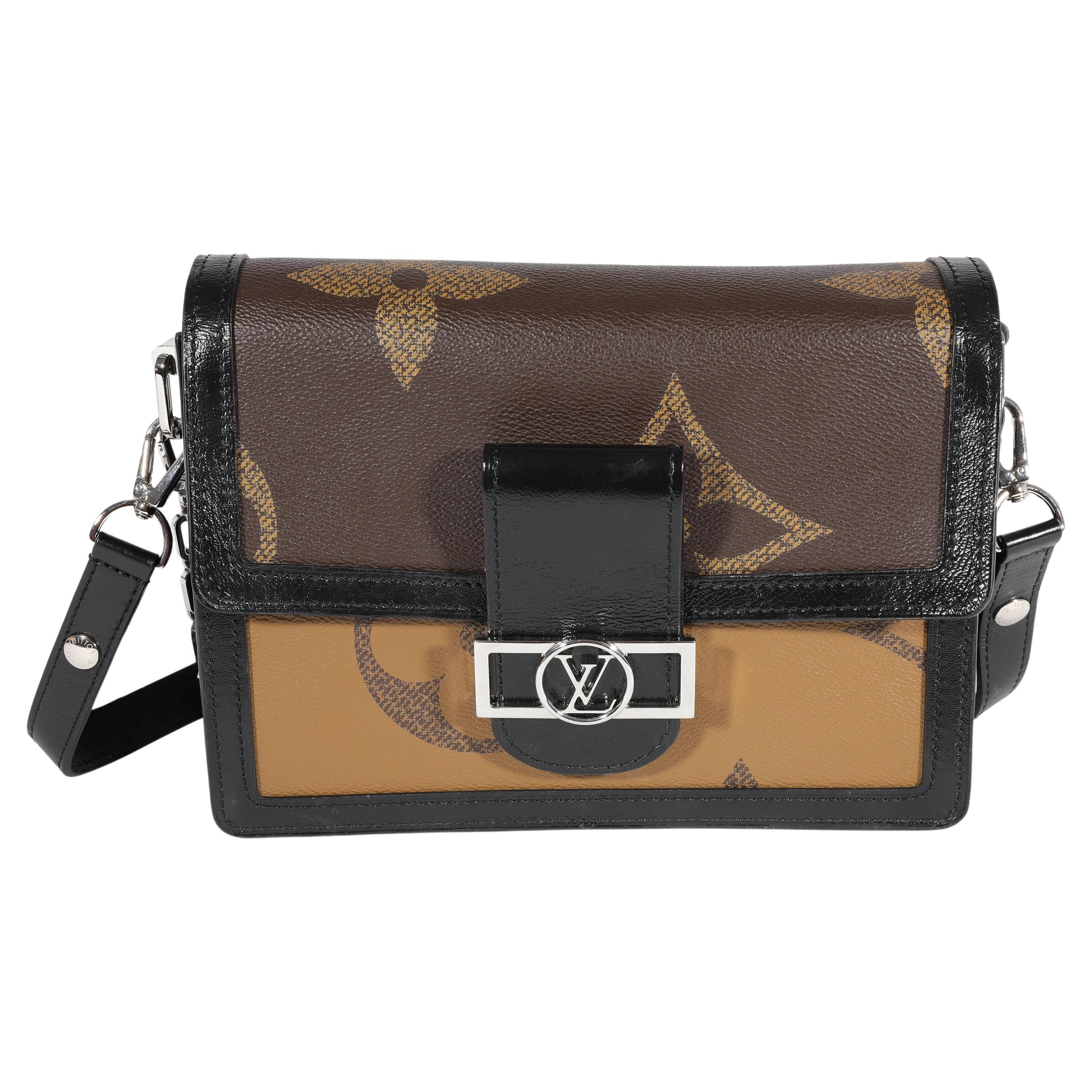 Louis Vuitton Dauphine Monogram Reverse MM Brown in Coated Canvas with  Gold-tone - US