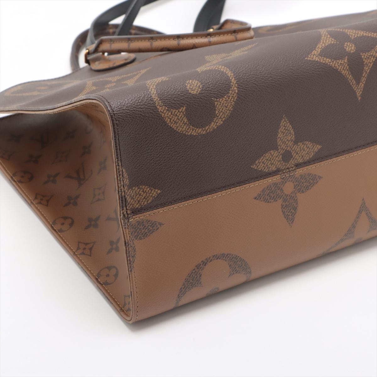 Louis Vuitton Monogram Giant Reverse On the Go GM For Sale 1