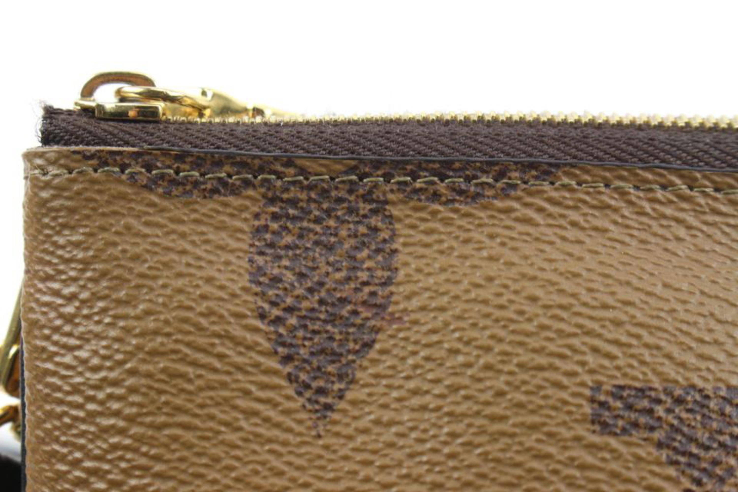 Louis Vuitton Monogram Giant Reverse Pochette Double Crossbody Bag s210lv43 4