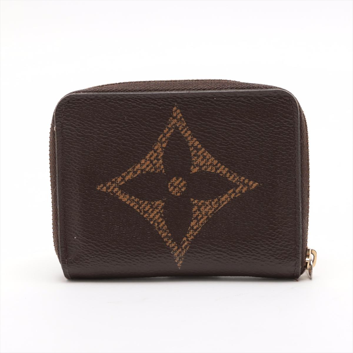 Black Louis Vuitton Monogram Giant Reverse Zippy Coin Purse