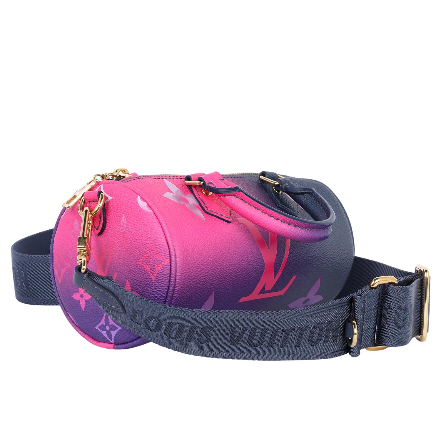 Louis Vuitton Monogram Giant Spring In The City Papillon BB Midnight Fuchsia In Excellent Condition In Salt Lake Cty, UT