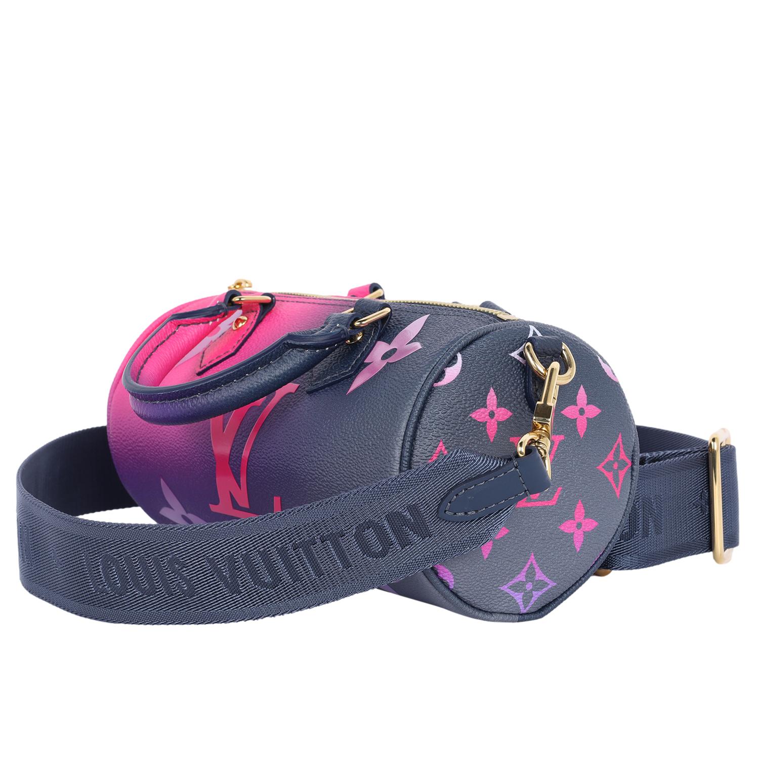Women's Louis Vuitton Monogram Giant Spring In The City Papillon BB Midnight Fuchsia
