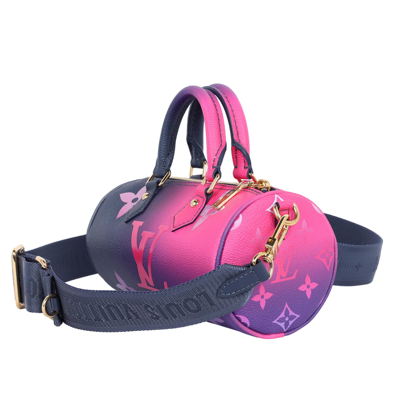 Louis Vuitton Monogram Giant Spring In The City Papillon BB Midnight Fuchsia 4