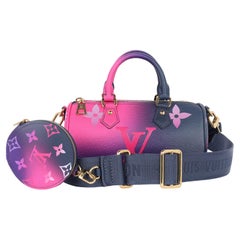 Louis Vuitton Monogram Giant Spring In The City Papillon BB Midnight Fuchsia