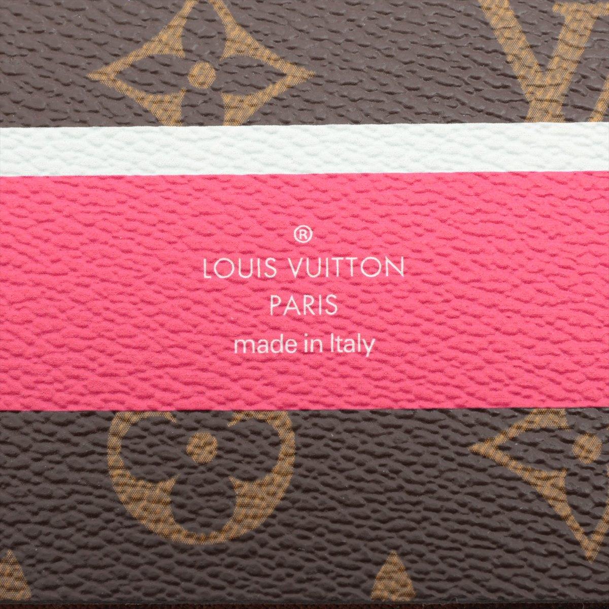 Louis Vuitton Monogramm Giraffe Clemence Notizbuch Brown im Angebot 3