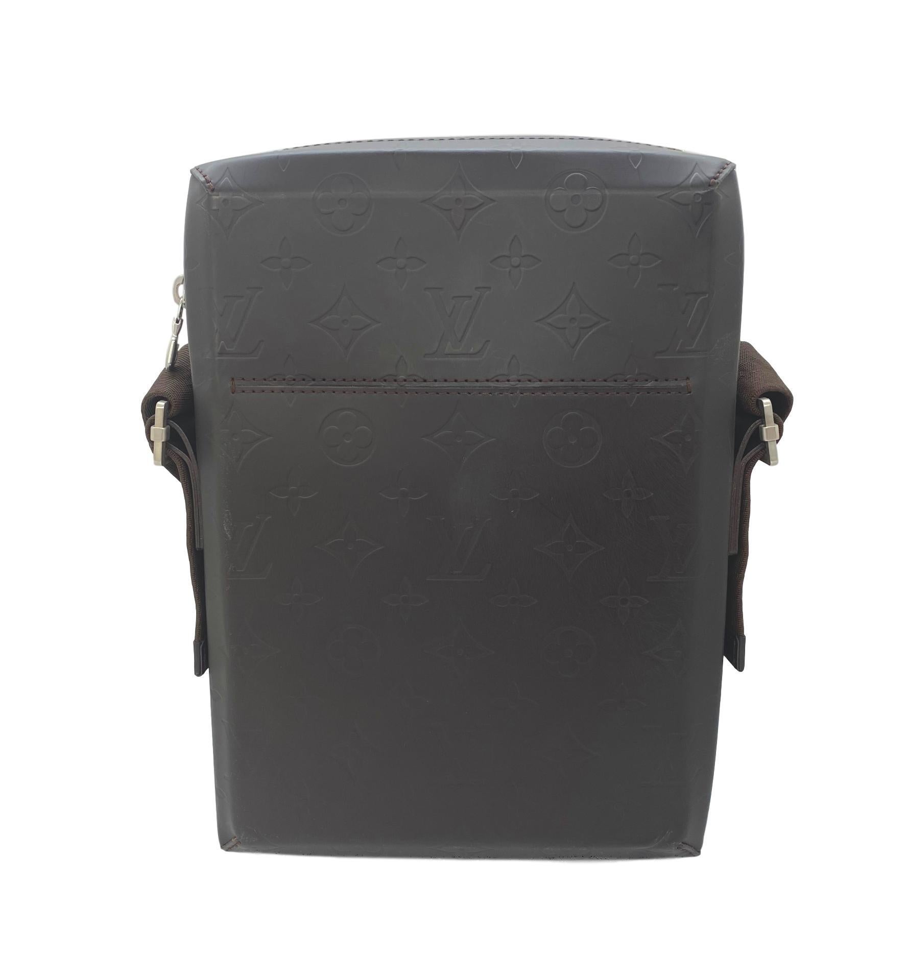 Louis Vuitton Monogram Glace Bobby Messenger Crossbody Tasche (Schwarz)