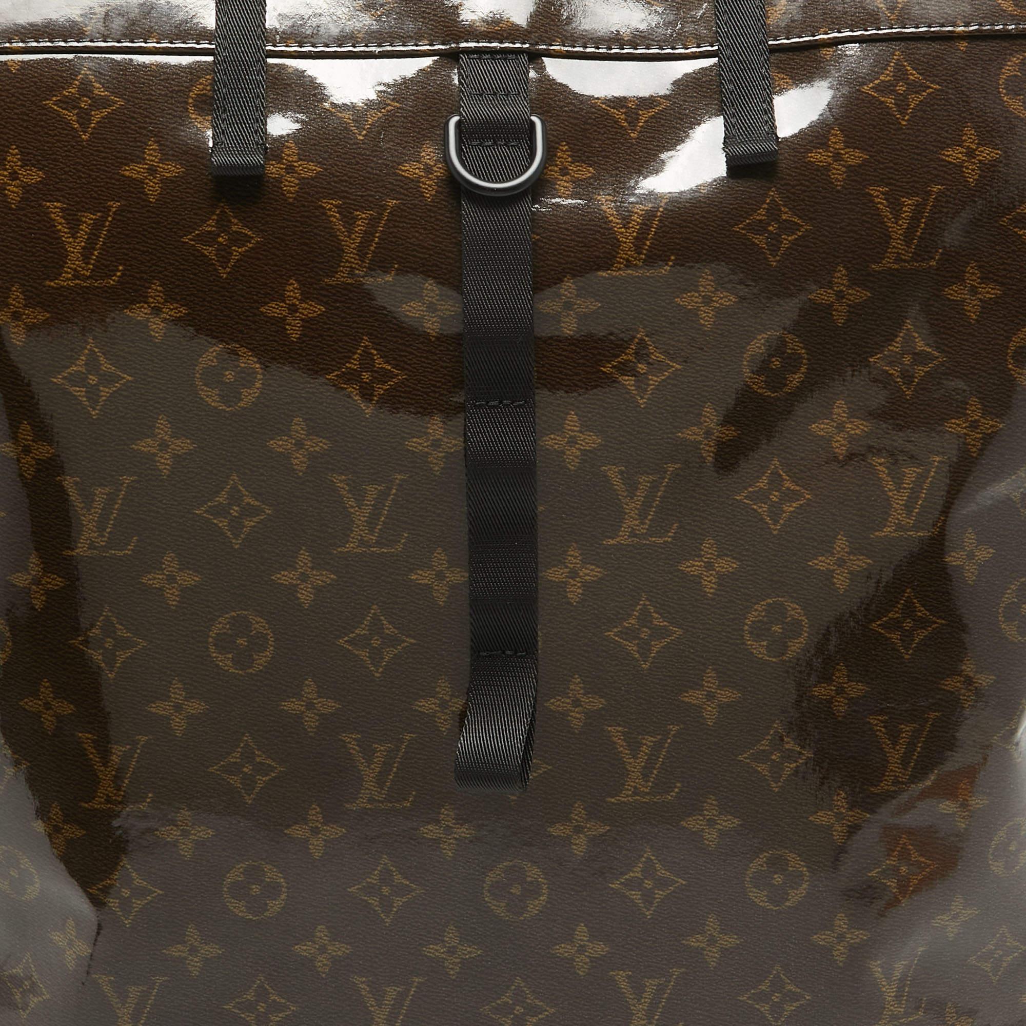 Sac cabas à fermeture éclair Louis Vuitton Monogram Glaze Canvas en vente 4