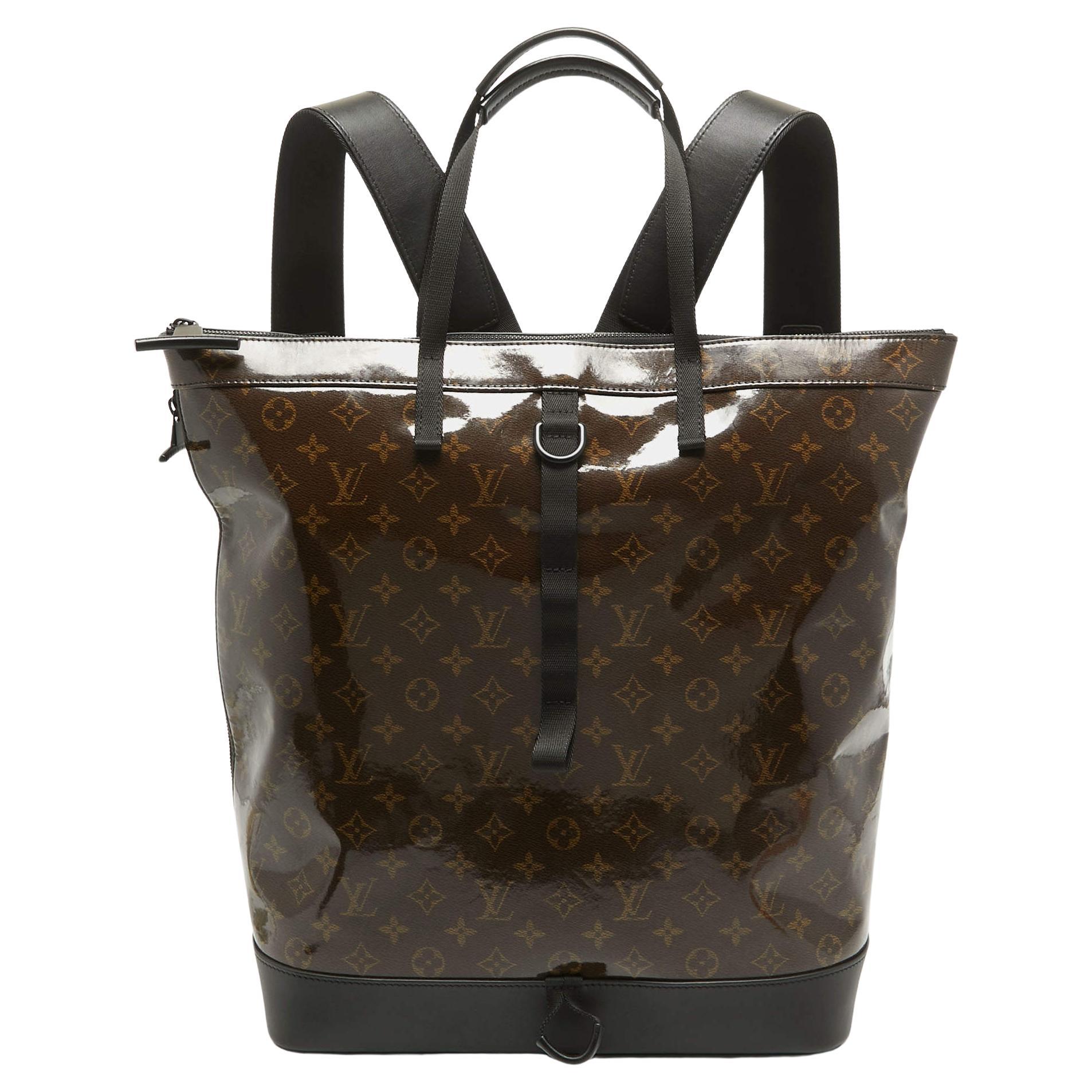 Sac cabas à fermeture éclair Louis Vuitton Monogram Glaze Canvas en vente