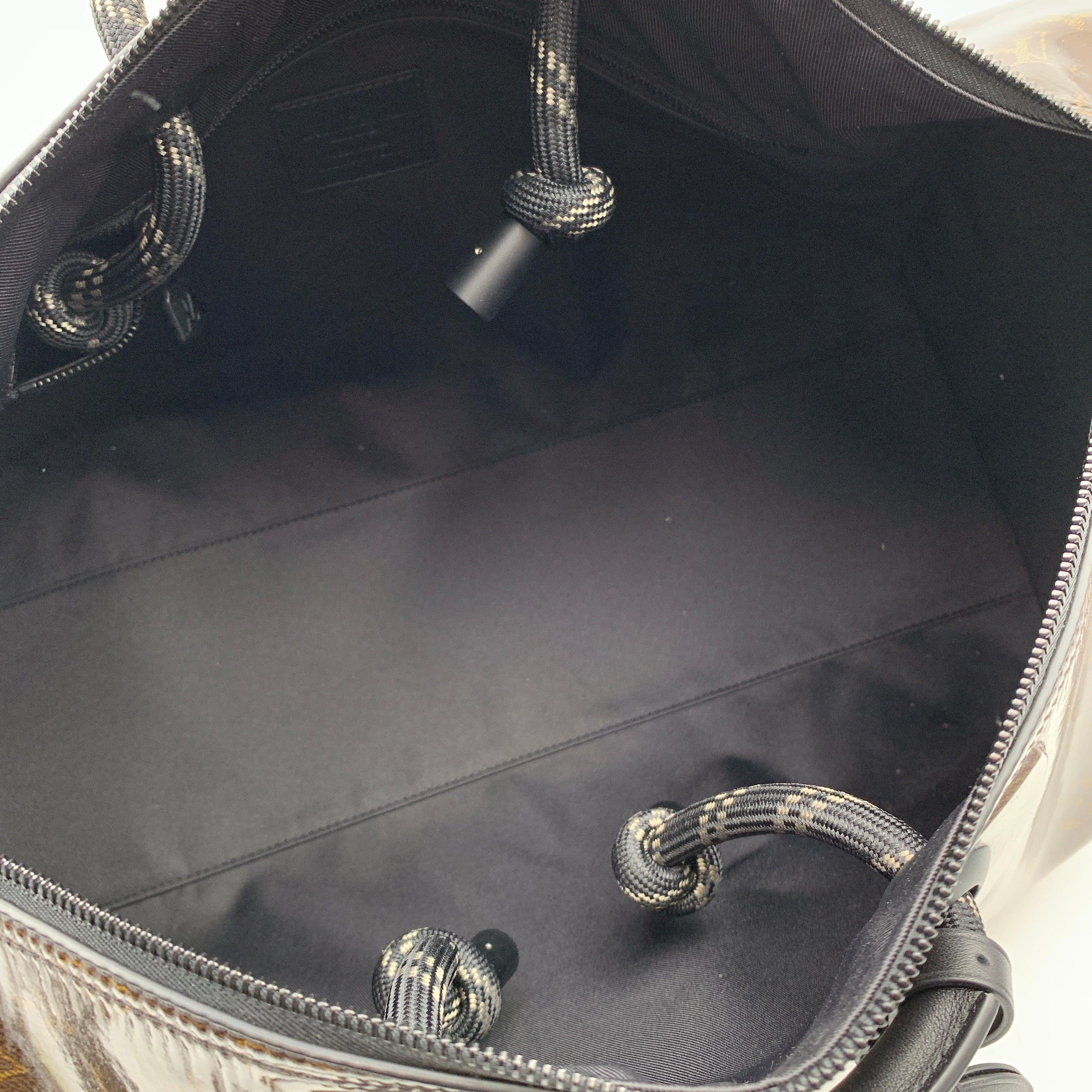 Louis Vuitton Monogram Glaze Keepall Bandouliere 50 Bag M43899 Black 2
