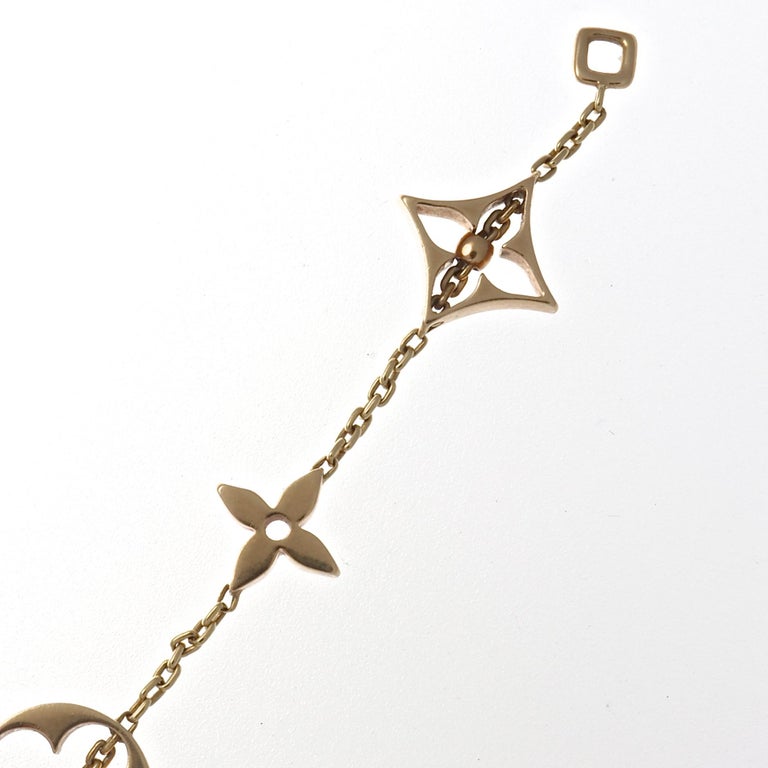 Louis Vuitton Monogram Gold Bracelet at 1stdibs