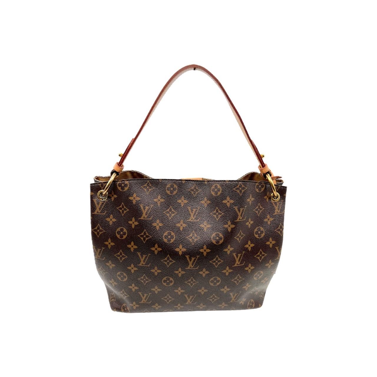 We are offering this beautiful Louis Vuitton Monogram Graceful PM. Made in France, it is finely crafted of the classic Louis Vuitton Monogram coated canvas exterior with gold-tone hardware and leather trimming. It has a flat leather handle and it