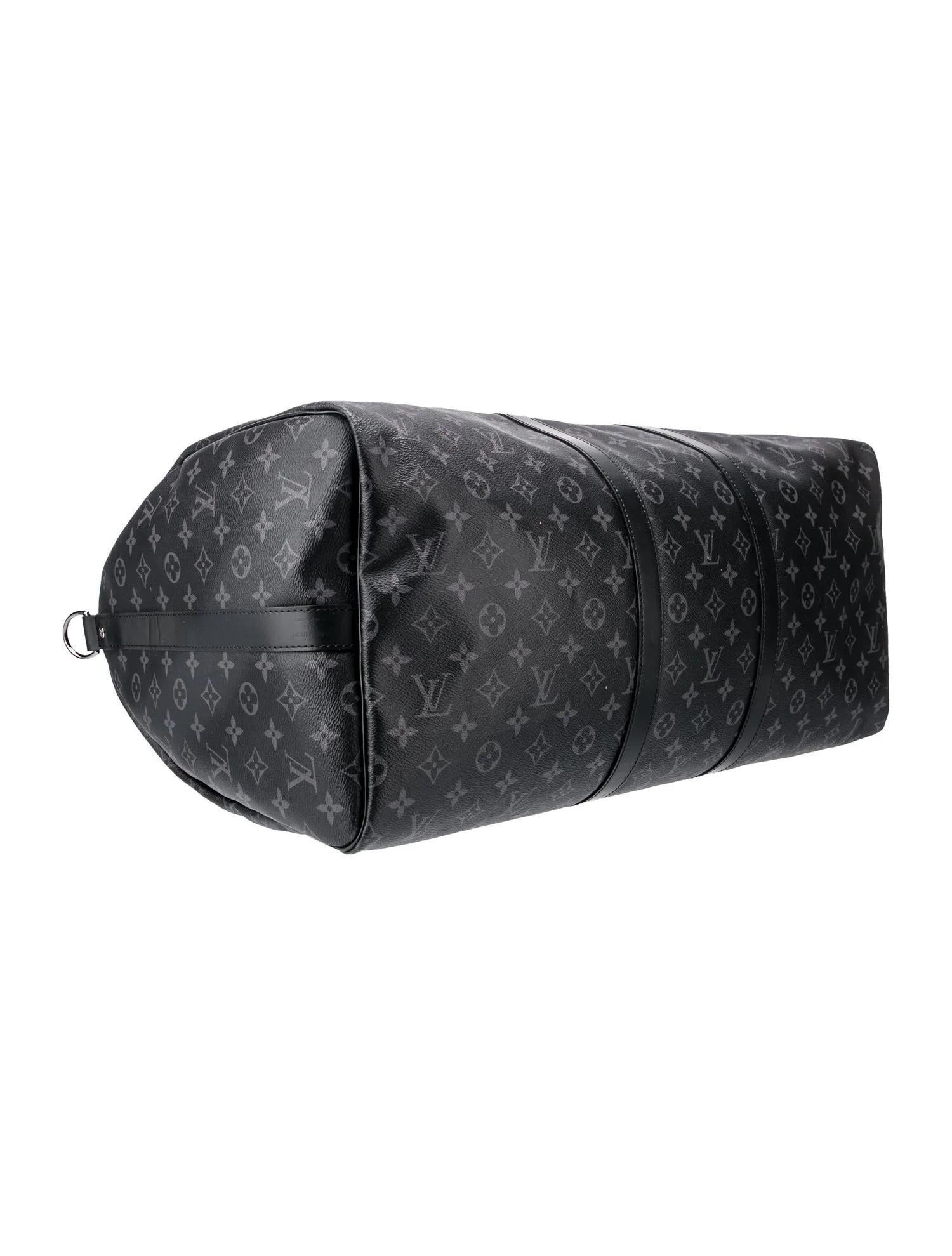 Louis Vuitton Monogram Graphite Keepall Travel Bag 55 1