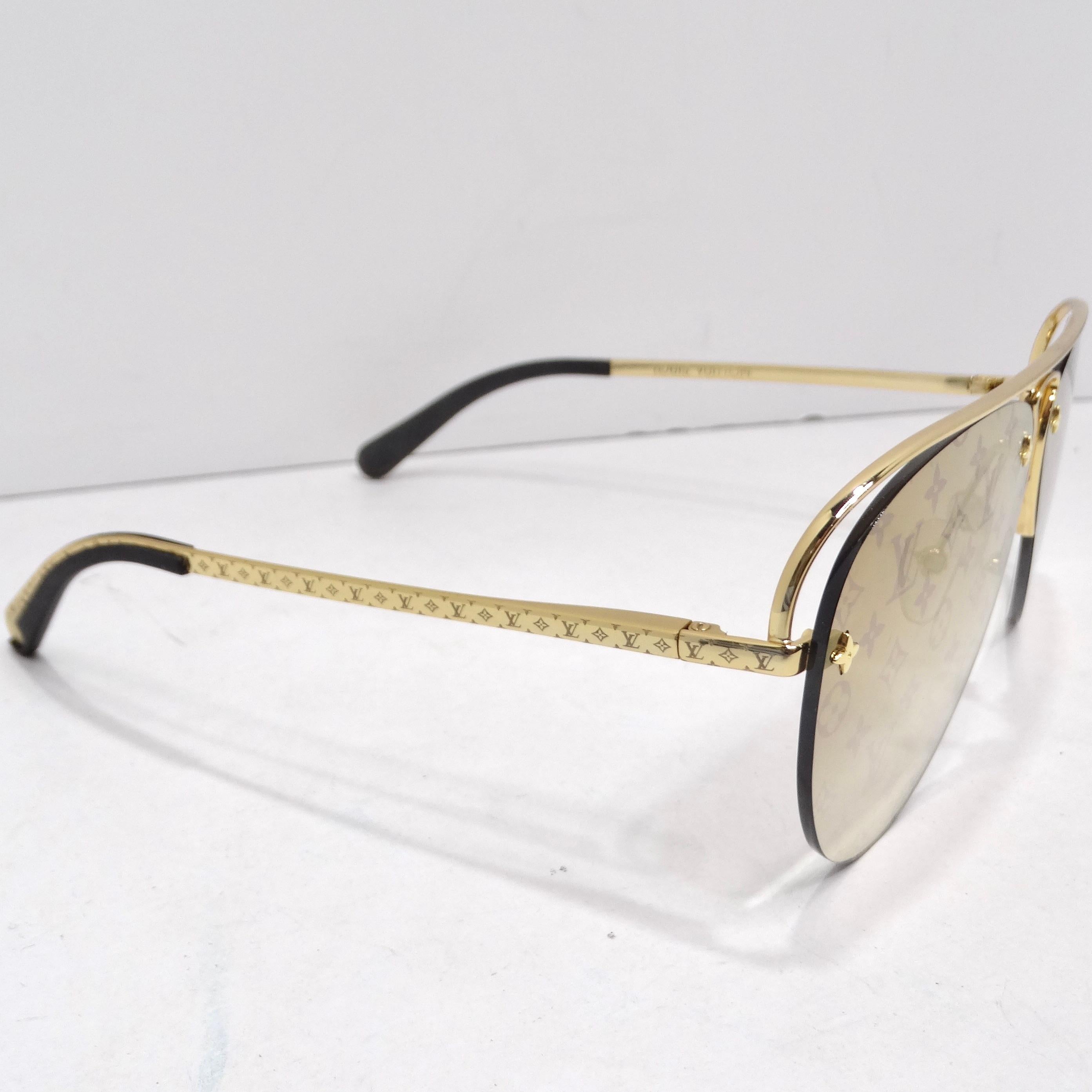 Louis Vuitton Monogram Grease Gradient Sunglasses For Sale 1
