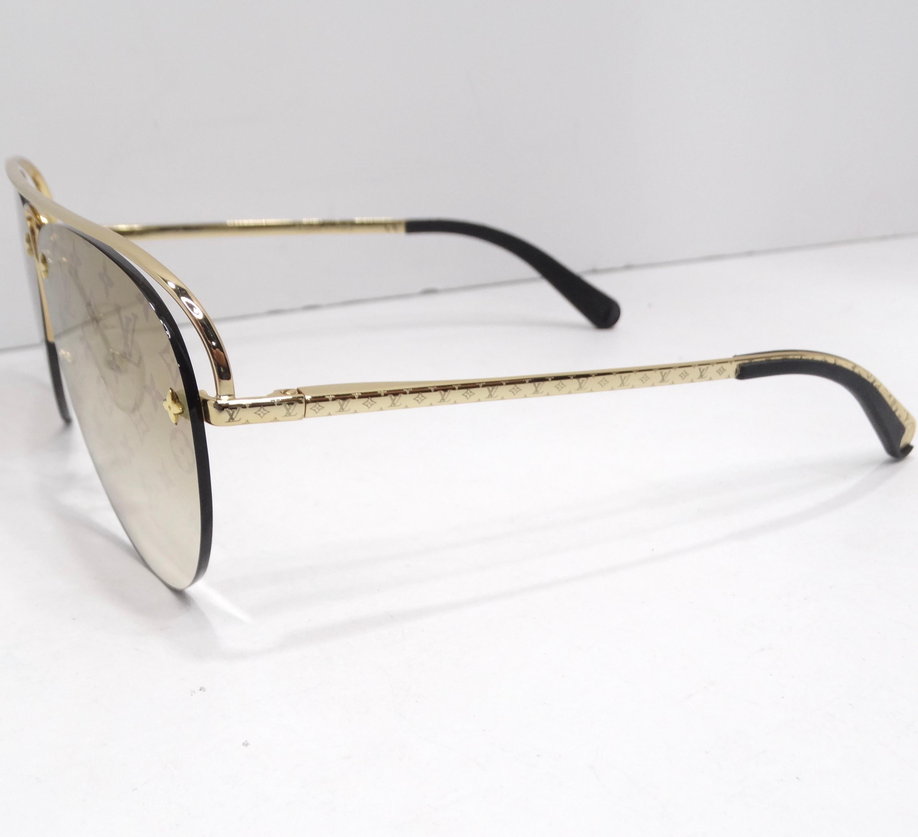 Louis Vuitton Monogram Grease Gradient Sunglasses For Sale 5