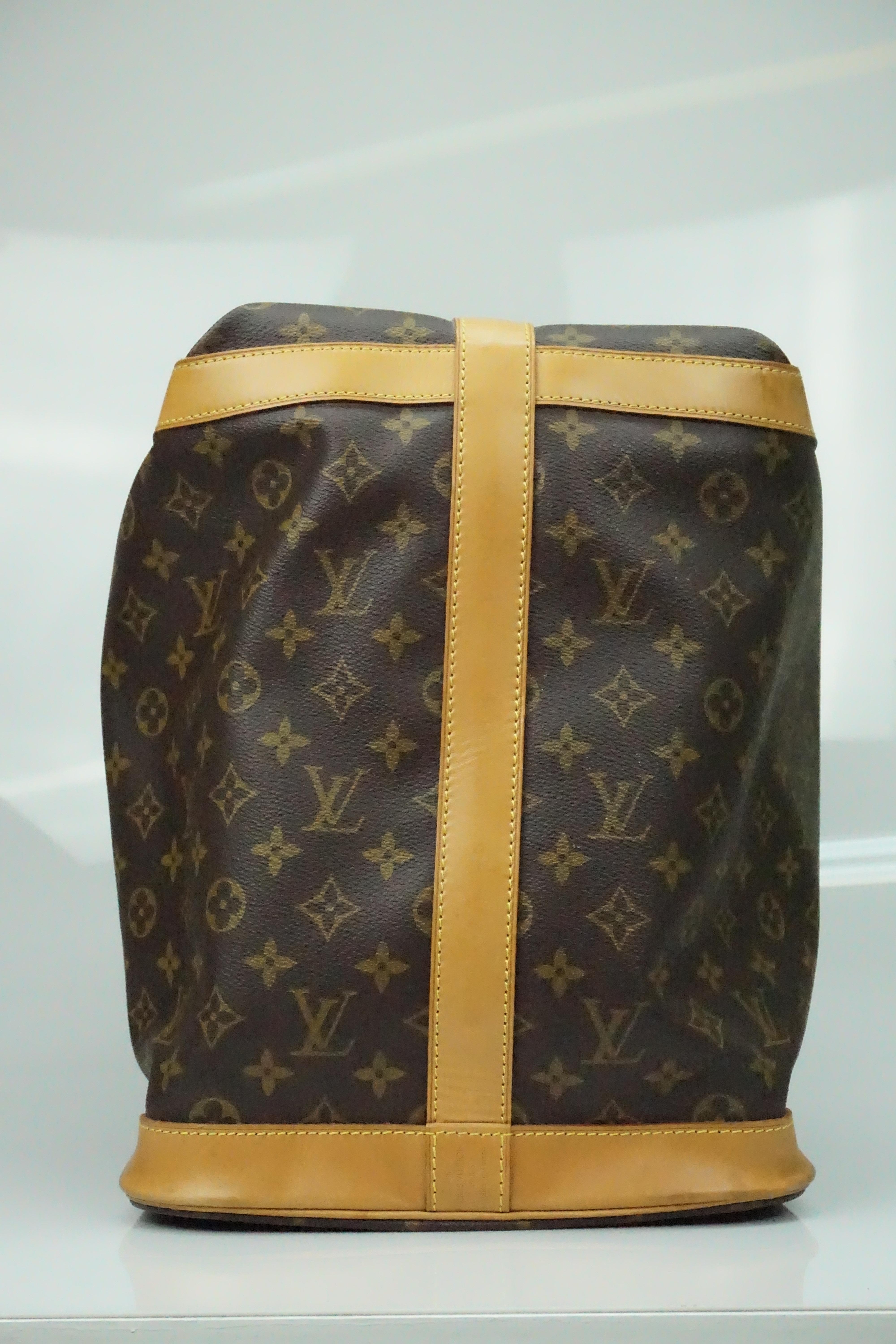 Louis Vuitton Monogram Grimaud Shoe Bag Luggage  This beautiful luggage is in good condition. There are some marks on the outside of the luggage but nothing of significance.  The inside is in great condition and has sections to put shoes in each