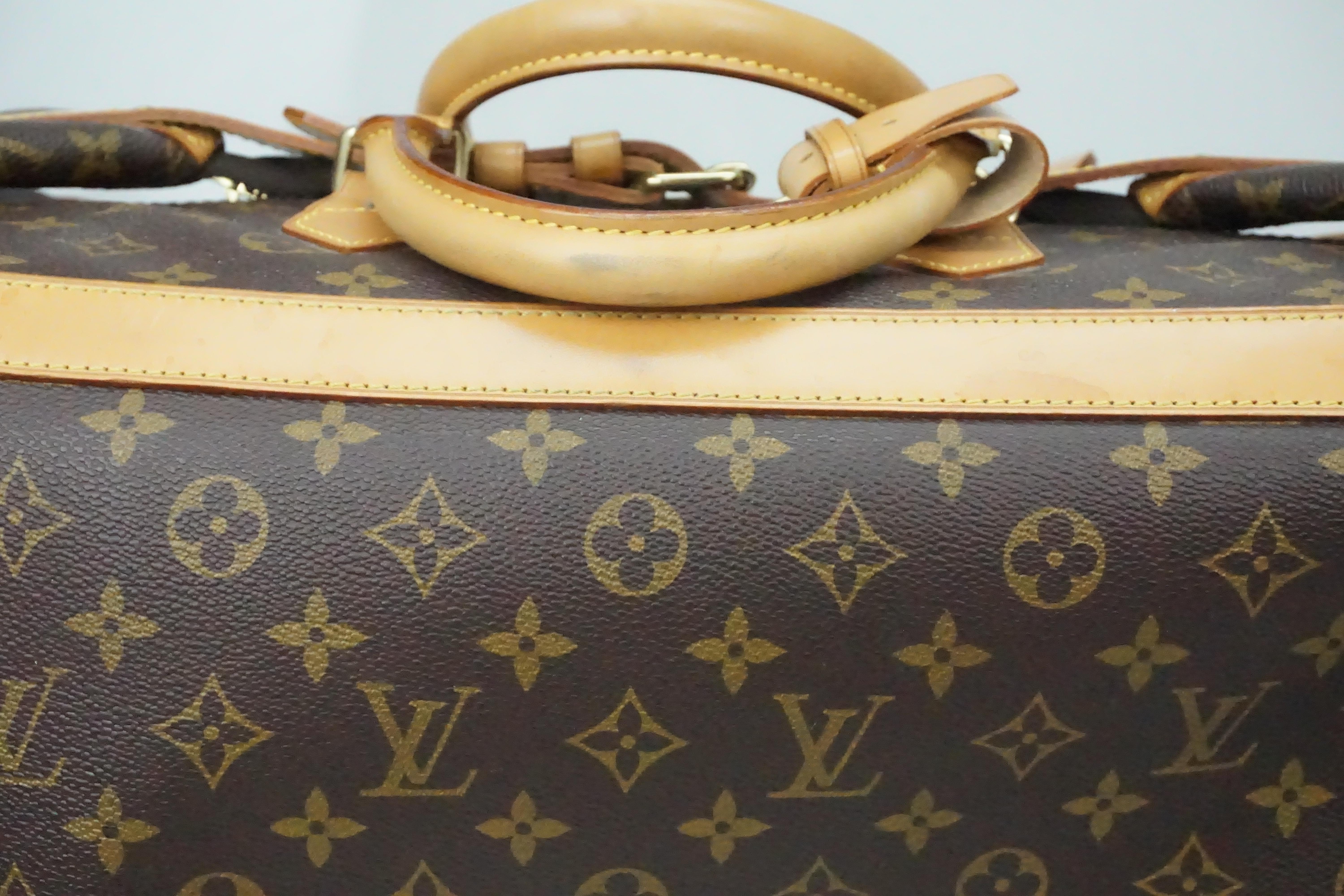 Brown Louis Vuitton Monogram Grimaud Shoe Bag Luggage