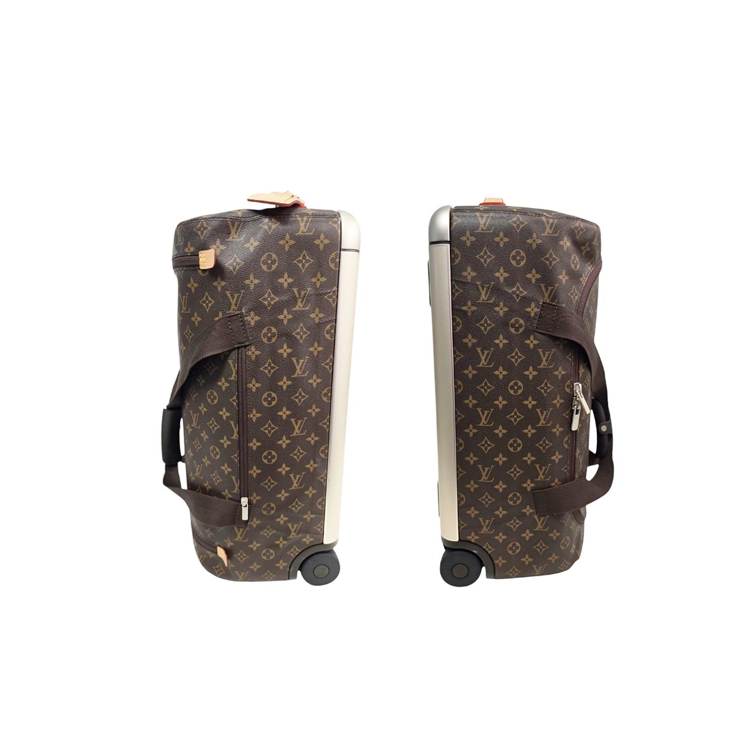 Louis Vuitton Monogram Horizon Soft Rolling Duffle 55 Tragetasche mit Monogramm im Zustand „Gut“ im Angebot in Scottsdale, AZ