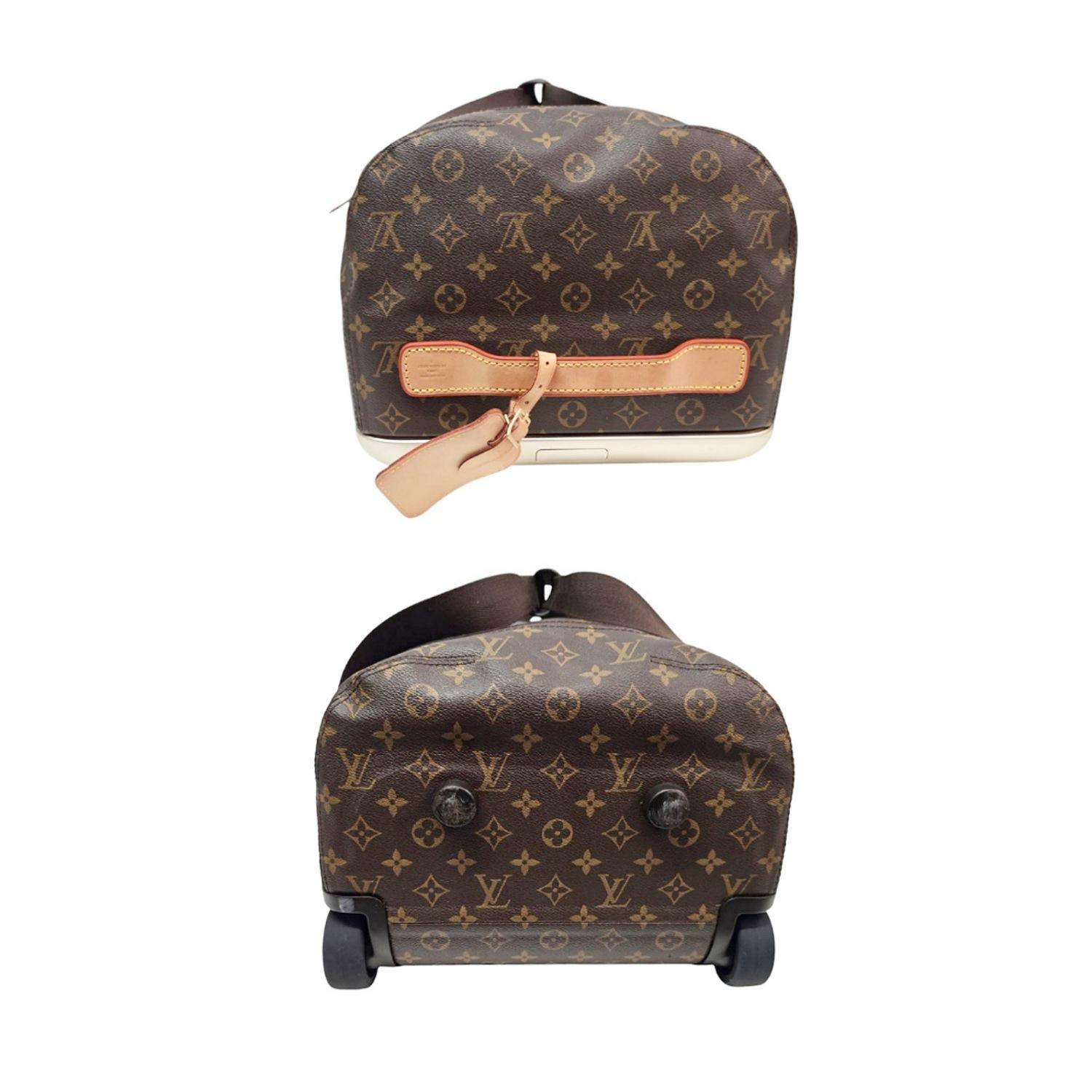 Louis Vuitton Monogram Horizon Soft Rolling Duffle 55 Tragetasche mit Monogramm für Damen oder Herren im Angebot