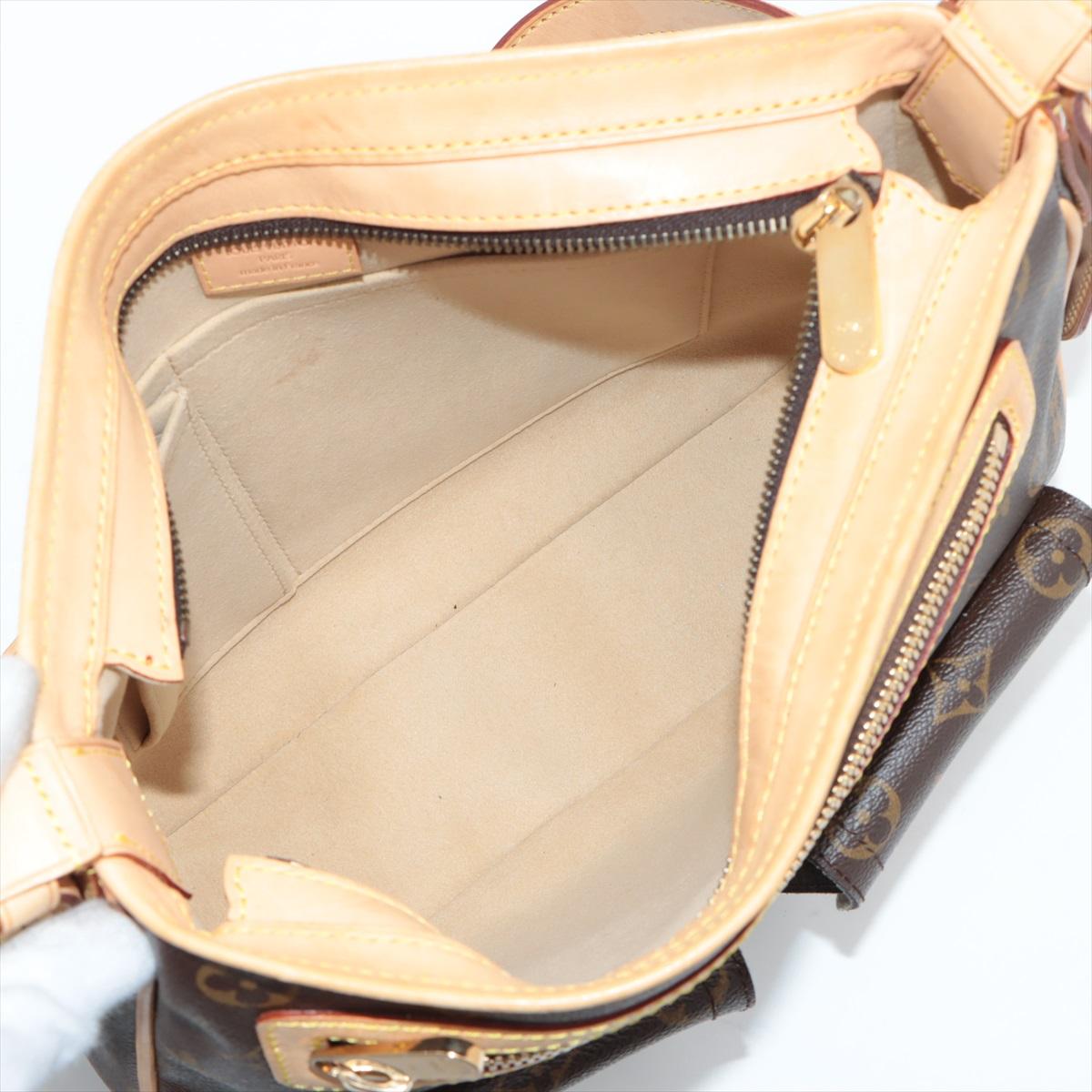 Louis Vuitton Monogram Hudson GM Shoulder Bag For Sale 3