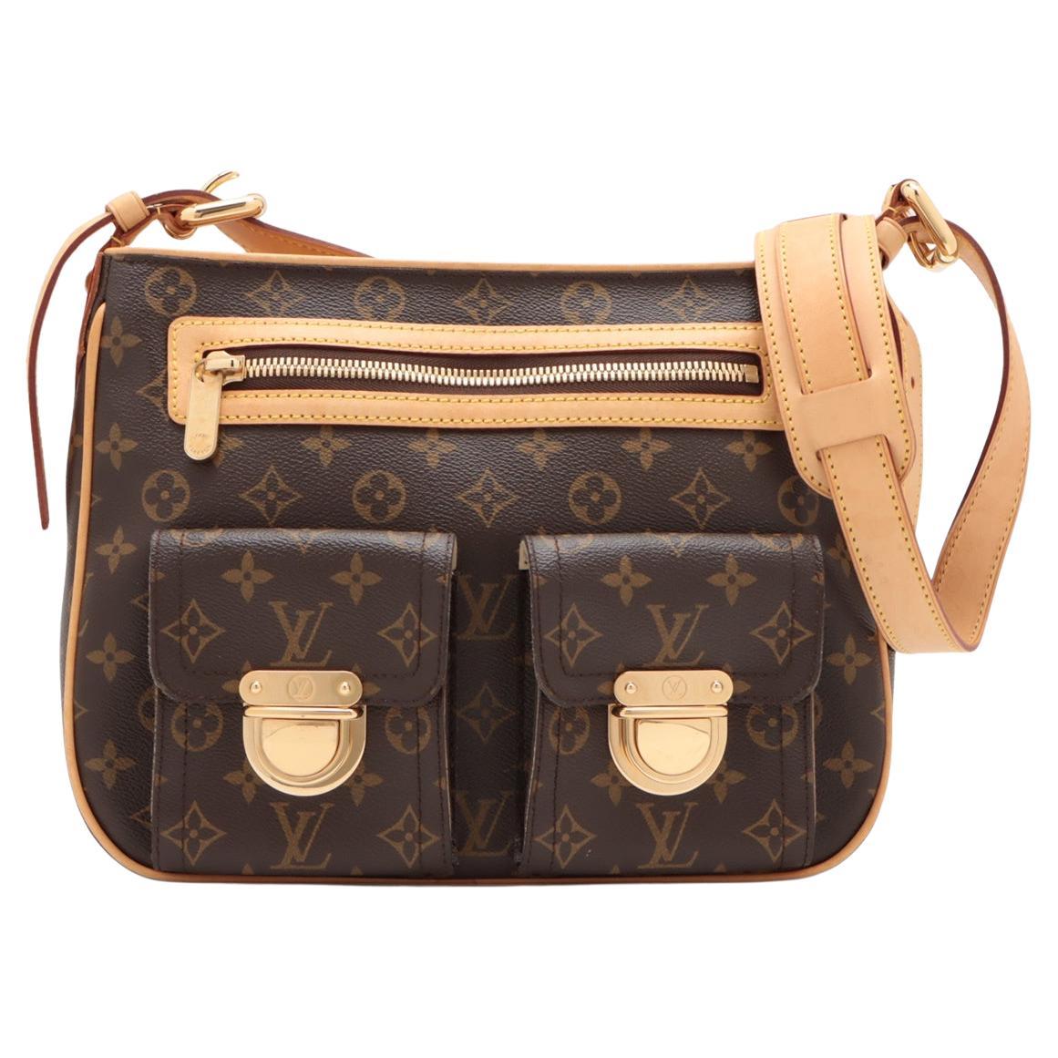 Louis Vuitton Monogram Hudson GM Shoulder Bag For Sale