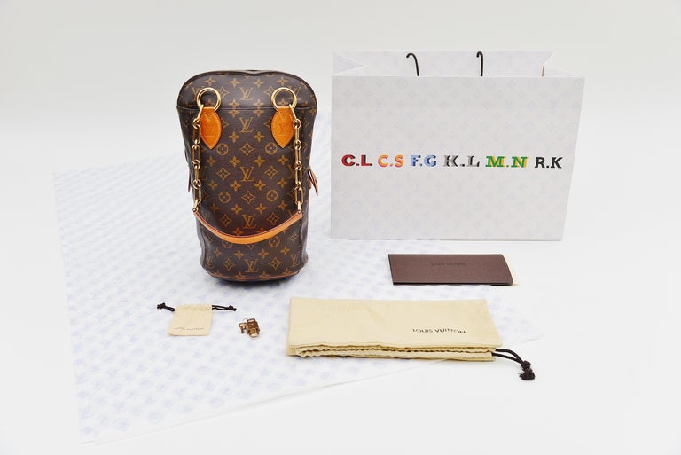Louis Vuitton Monogram Iconoclast Punching Bag Karl Lagerfeld at