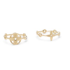 Louis Vuitton 'Monogram Idylle Blossom' Yellow Gold Diamond Ring Set