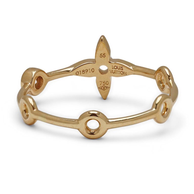 Louis Vuitton - Idylle Blossom Ring 3 Golds and Diamonds - Gold - Unisex - Size: 51 - Luxury