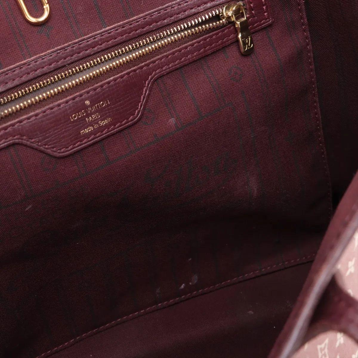 Louis Vuitton Monograma Idylle Neverfull MM Burdeos en venta 6