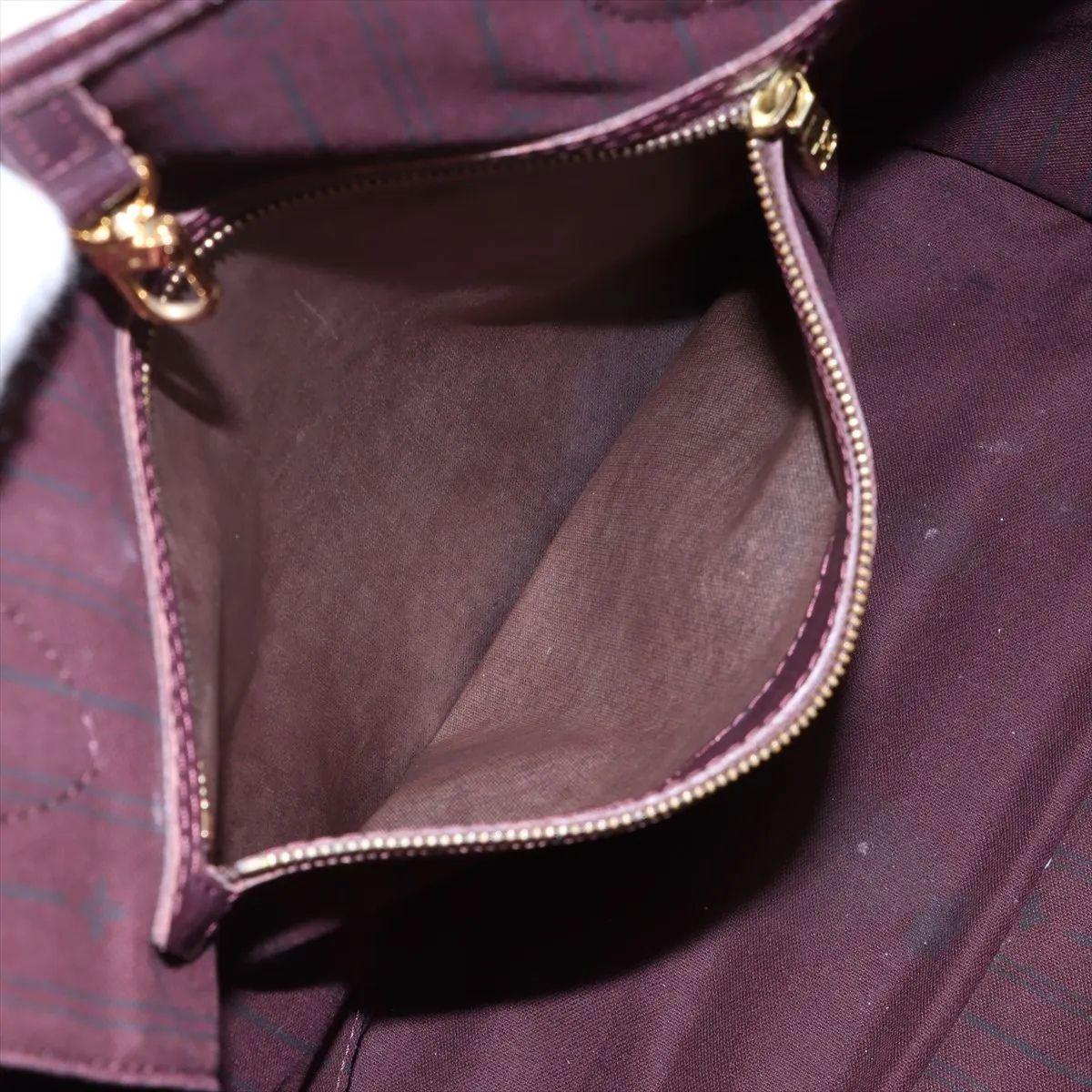 Louis Vuitton Monograma Idylle Neverfull MM Burdeos en venta 4