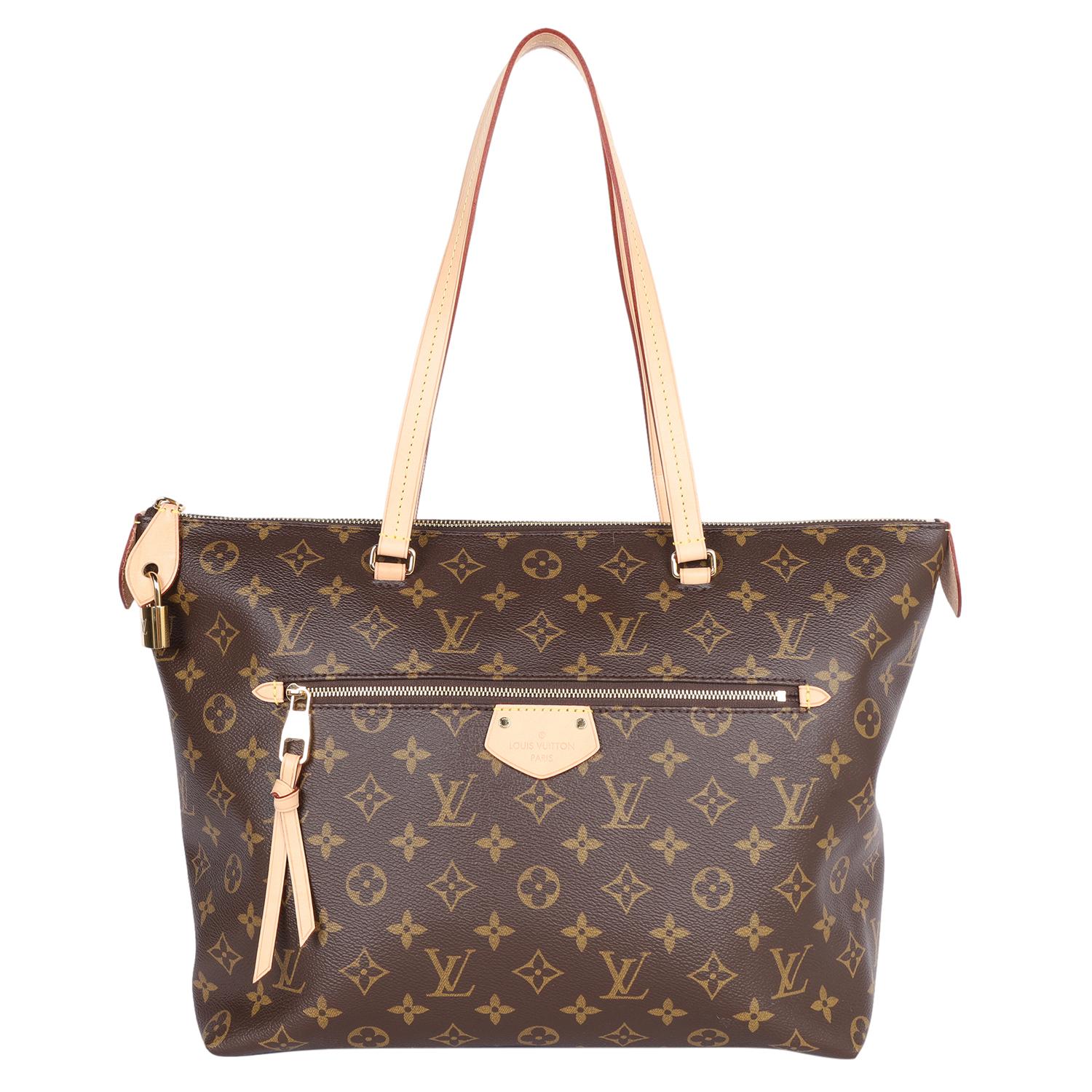 Louis vuitton Monogram Iena MM Shoulder Bag Brown In Excellent Condition For Sale In Salt Lake Cty, UT