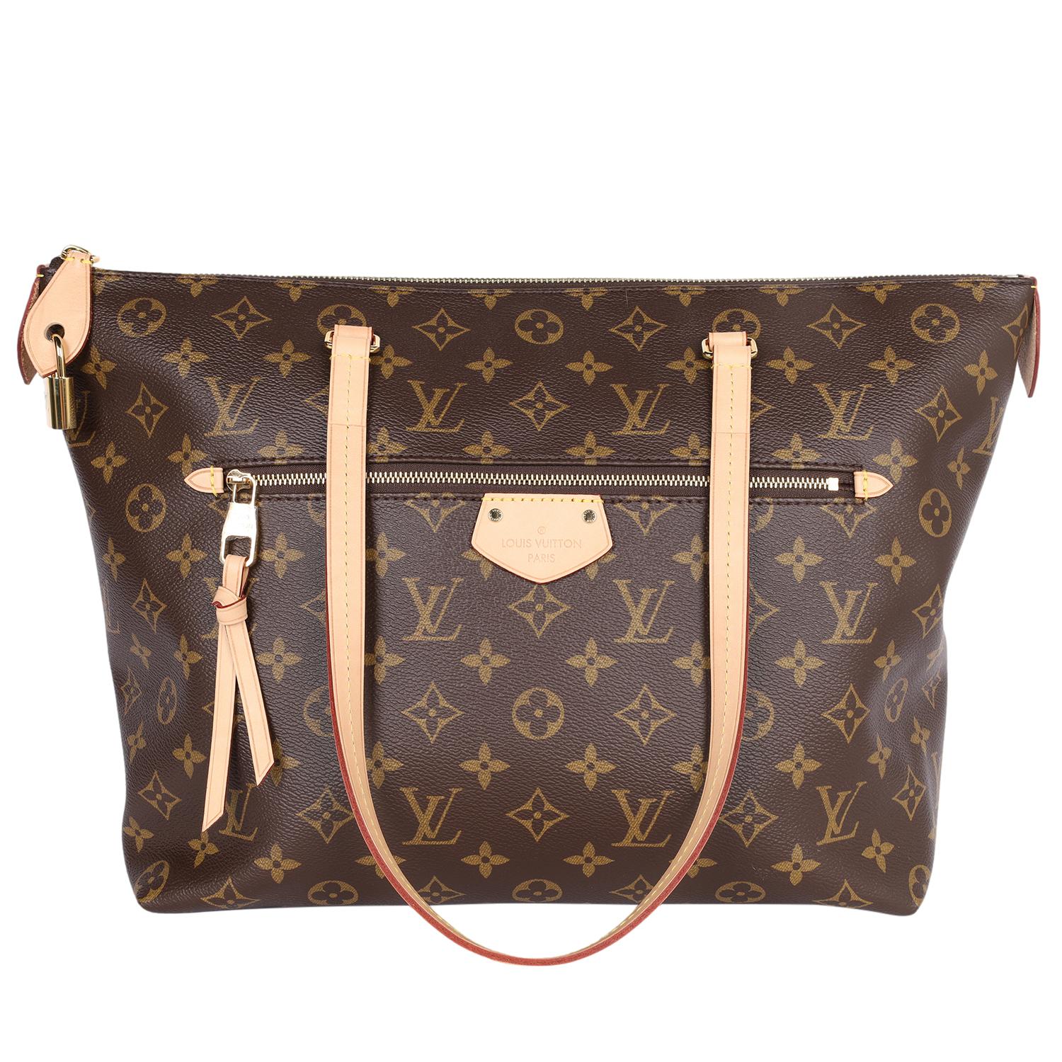 Women's Louis vuitton Monogram Iena MM Shoulder Bag Brown For Sale