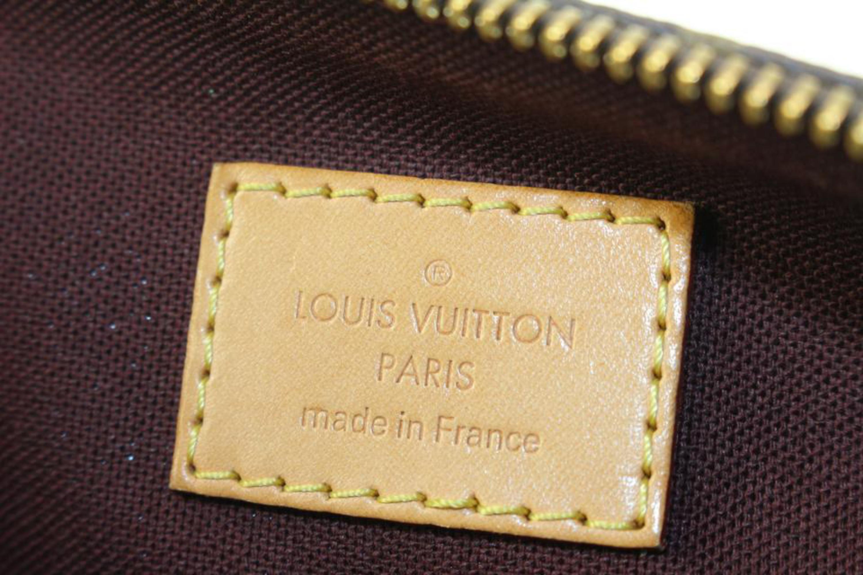 Monogrammierte Iena PM Umhängetasche 79lk322 von Louis Vuitton (Grau) im Angebot