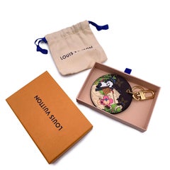 Louis Vuitton Monogram Illustré China Wall Bag Charm Key Ring M00500