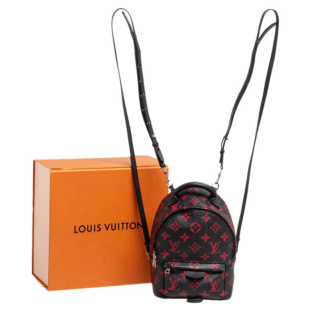 Louis Vuitton Monogram Infrarouge Coated Canvas Mini Palm Springs Backpacks 7