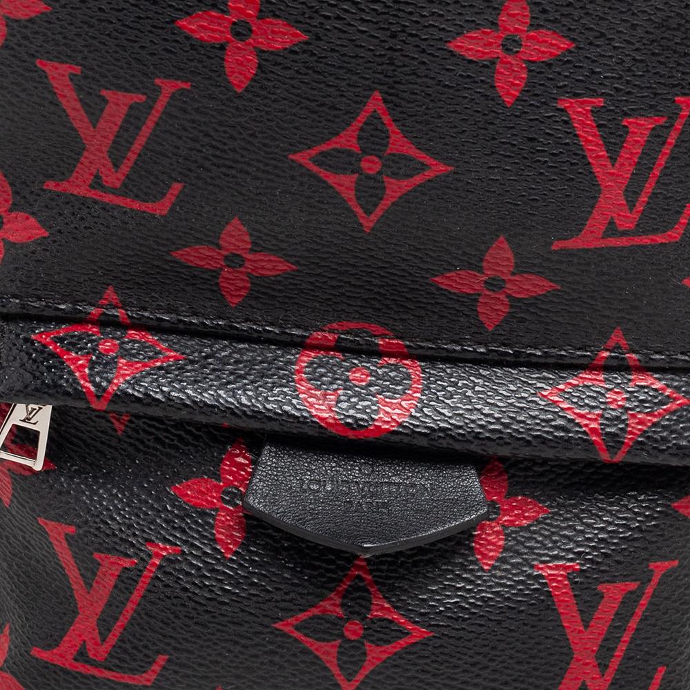 Louis Vuitton Monogram Infrarouge Coated Canvas Mini Palm Springs Backpacks 1