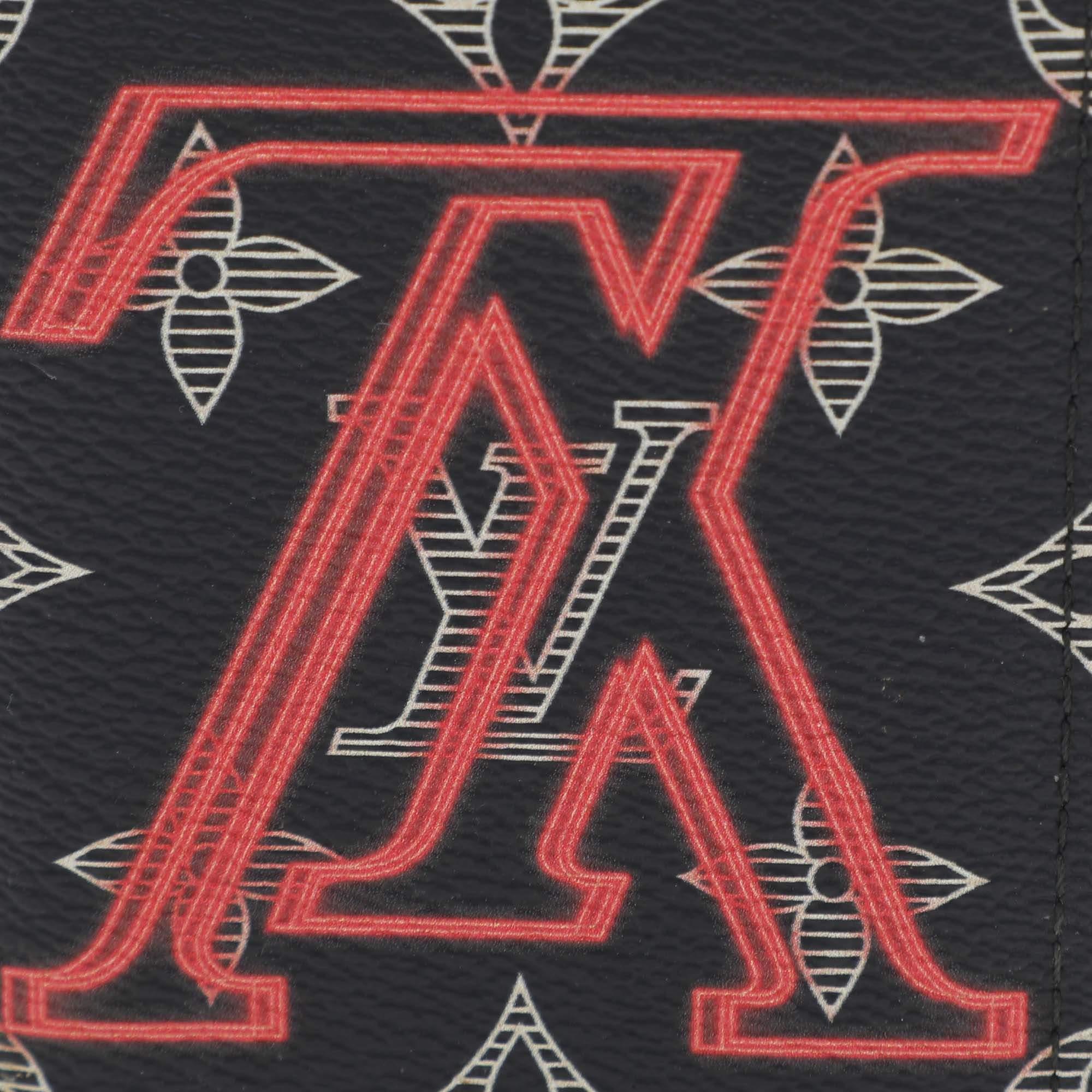 Men's Louis Vuitton Monogram Ink Upside Down Canvas Pocket Organizer
