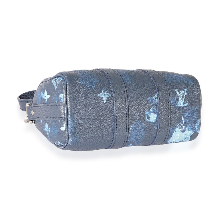 Louis Vuiitton Monogram Ink Watercolor Keepall XS Blue