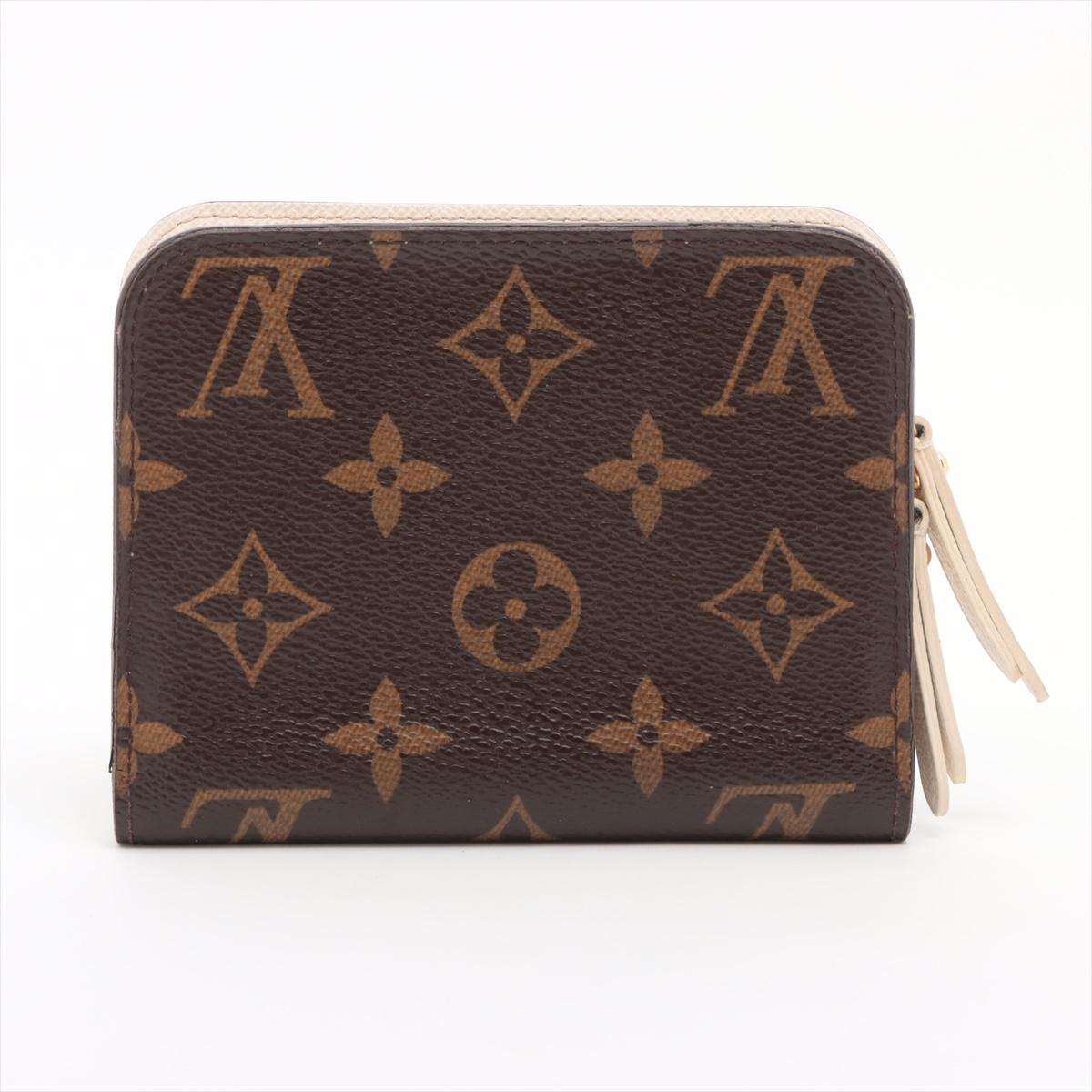 Monograma Louis Vuitton Billetera corta Bi-fold Insolite Negro en venta