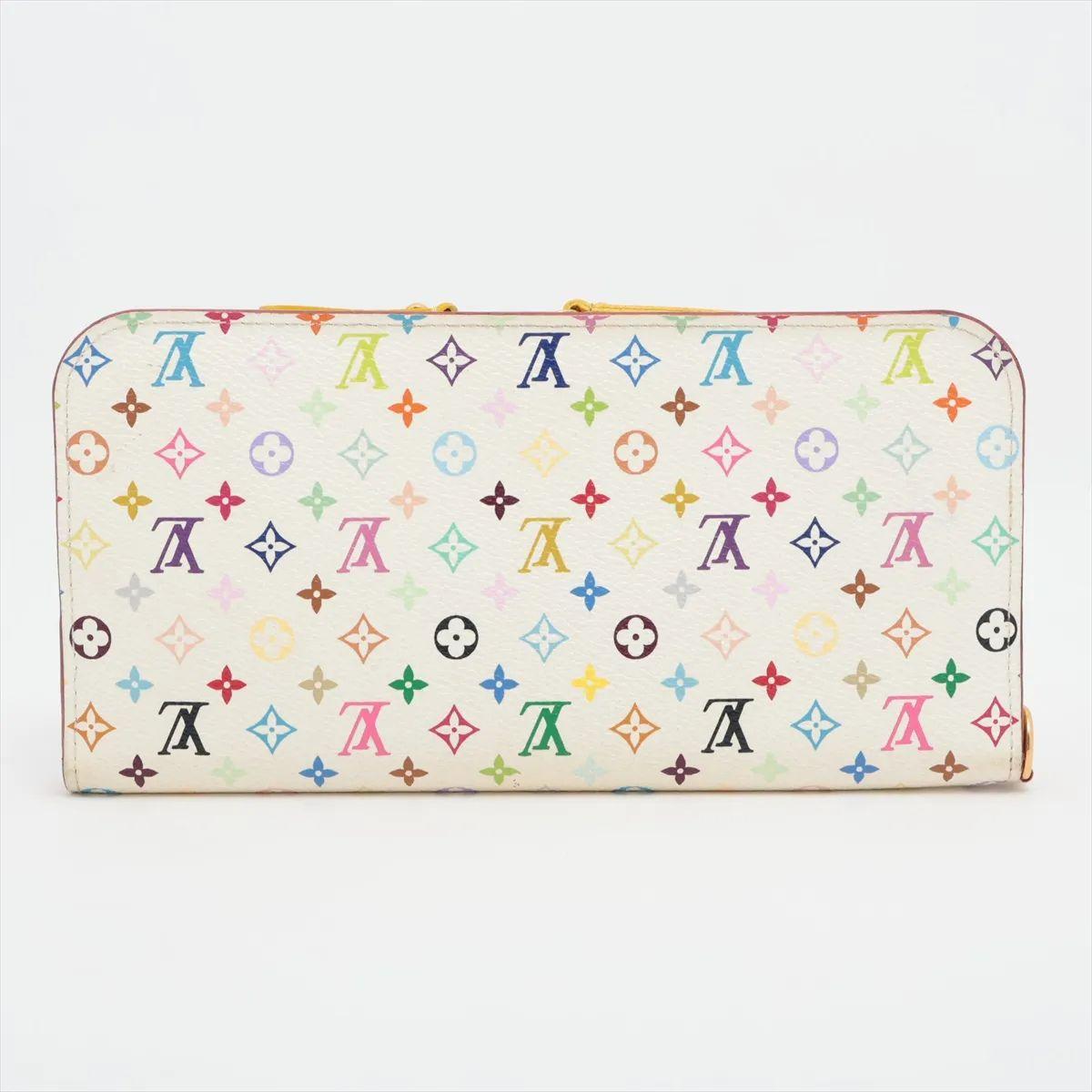 Louis Vuitton Monogram Insolite Lange Geldbörse Multicolor (Beige) im Angebot
