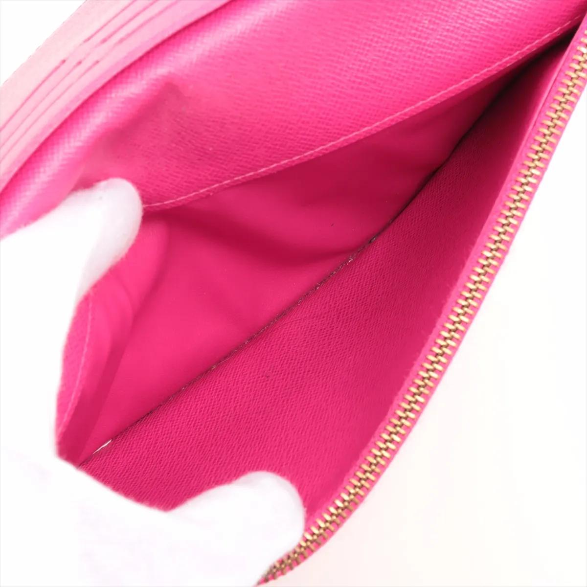 Louis Vuitton Monogram Insolite Lange Geldbörse Multicolor x Fuschia im Angebot 1