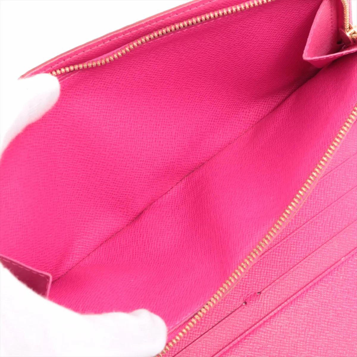 Louis Vuitton Monogram Insolite Lange Geldbörse Multicolor x Fuschia im Angebot 2