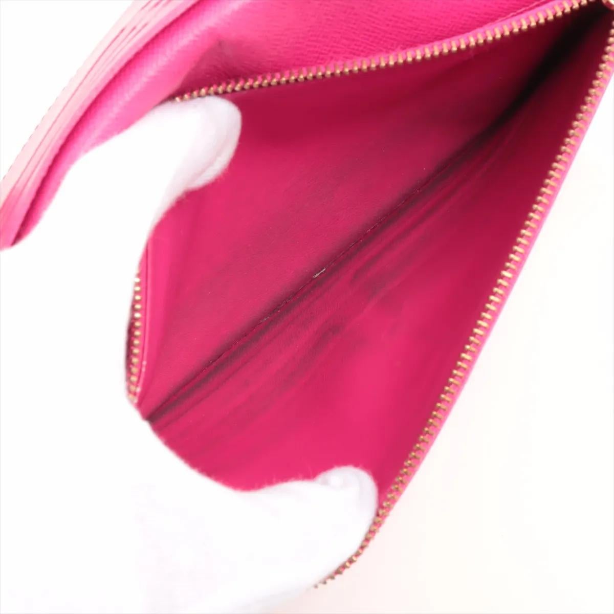 Louis Vuitton Monogram Insolite Lange Geldbörse Multicolor x Fuschia im Angebot 3