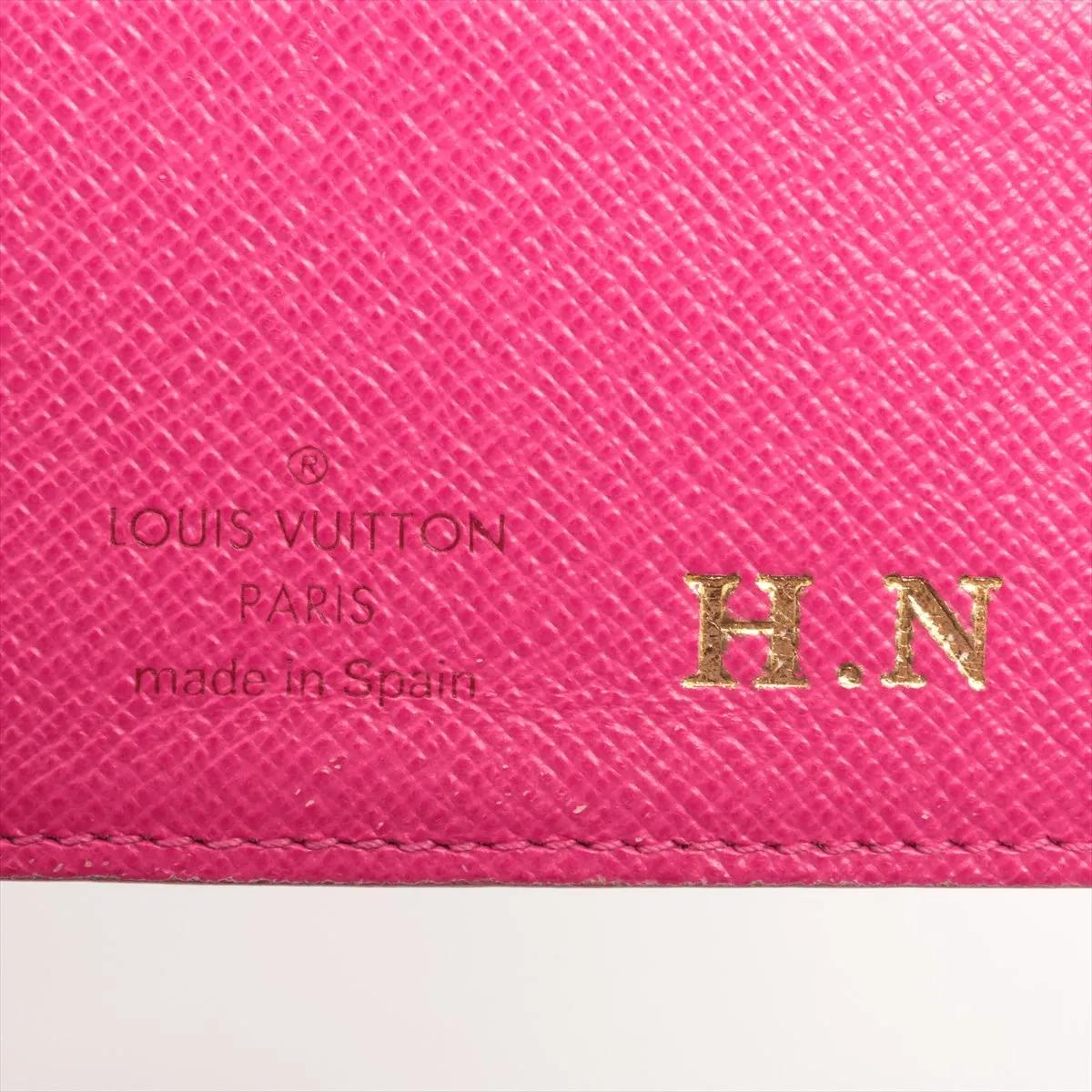 Louis Vuitton Monogram Insolite Lange Geldbörse Multicolor x Fuschia im Angebot 4