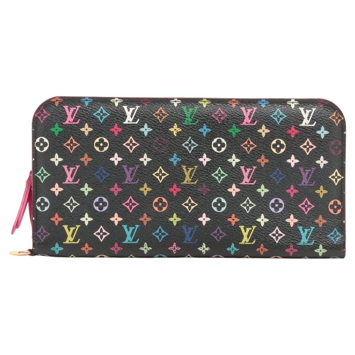 Louis Vuitton Monogram Insolite Lange Geldbörse Multicolor x Fuschia im Angebot